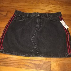 Pacsun black denim skirt